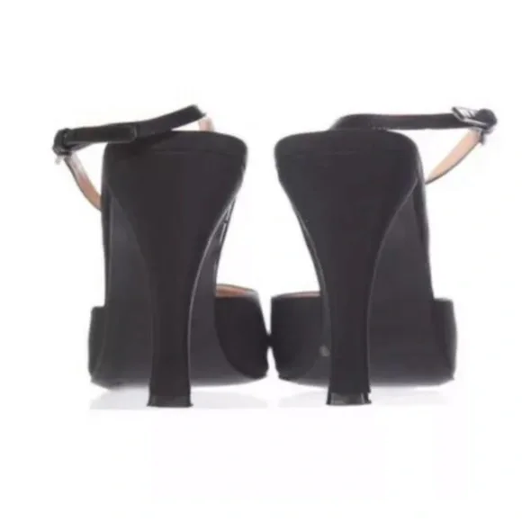 PRADA Womens Black Heels Pumps Sling back Shoes Size 38.5 $700 MSRP - Picture 9 of 9